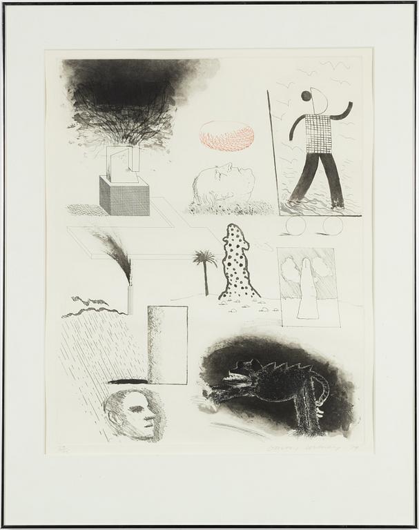 David Hockney, "Showing Maurice the Sugar Lift".
