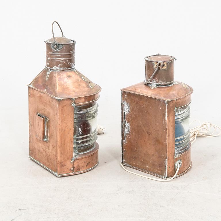 Lanterns 2 pcs early 20th century.