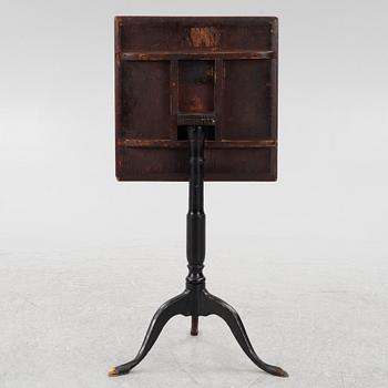 Folding table, 19th century.