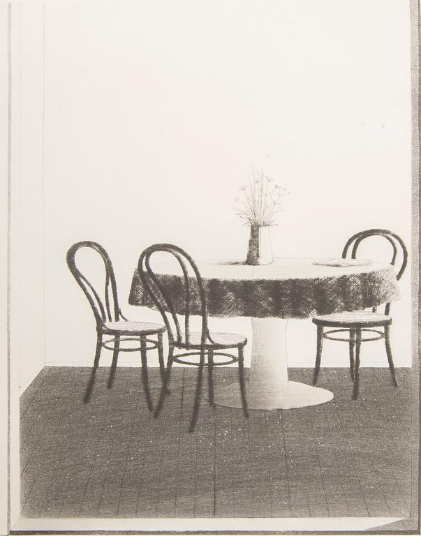 Grafikmapp, fjorton finländska poeter och konstnärer, Eurographica Helsingfors 1978.