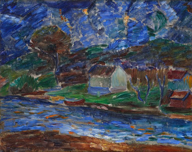 Inge Schiöler, House by the water.