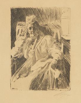 Anders Zorn, ”Änkedrottning Sophia”.