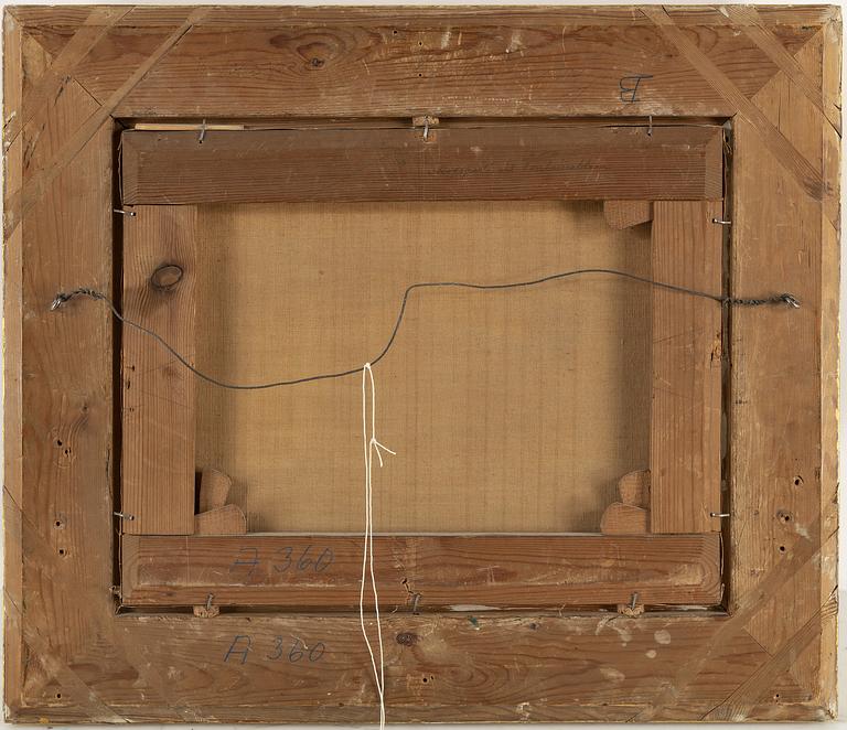 THEODOR BILLING, oil on canvas, signed Billing.