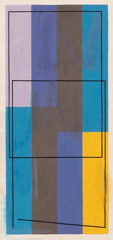 Jorma Hautala, gouache, signed and dated -90.