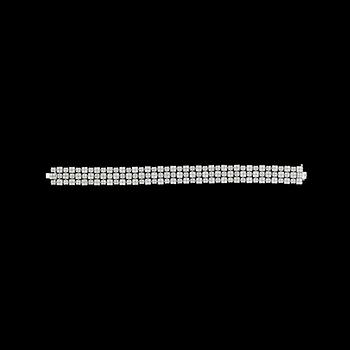 A brilliant cut diamond bracelet, tot. 12.86 cts.