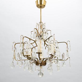 PAAVO TYNELL, a mid-20th century chandelier for Idman. Finland.