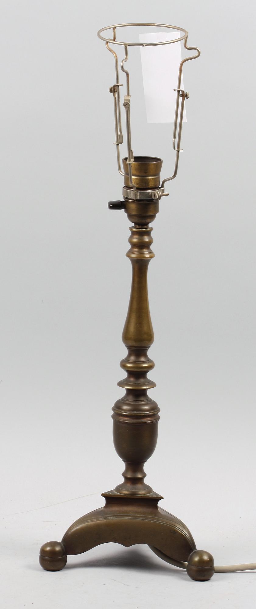 BORDSARMATUR, mässing, barockstil.
