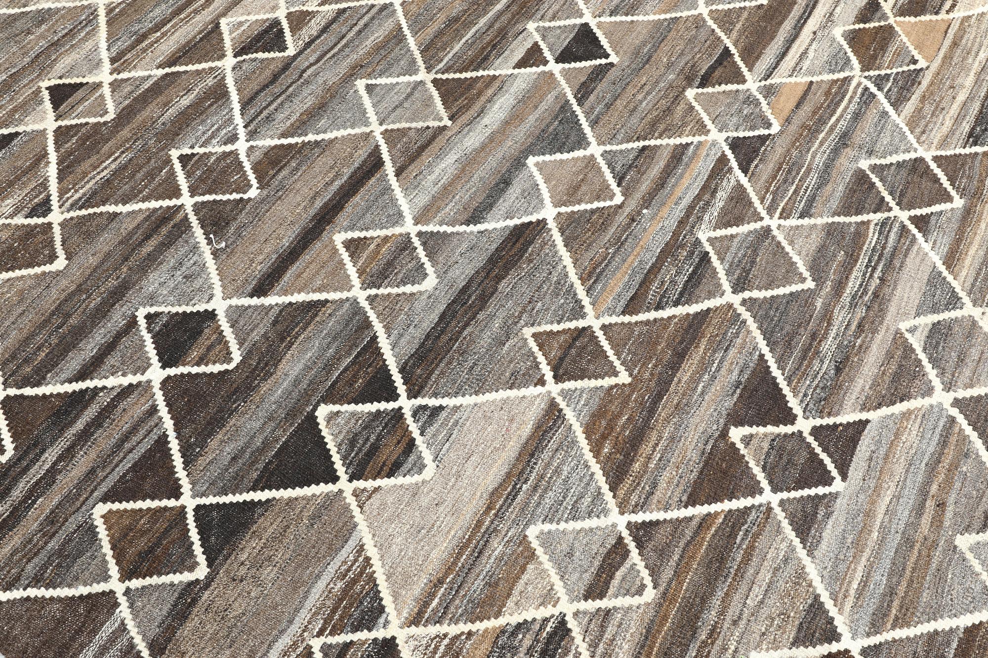 A Kilim carpet, Morocco, design, 302 x 252 cm.