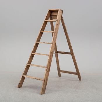 a 20th century wooden ladder.