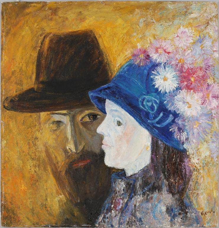 OKÄND KONSTNÄR, olja på duk på pannå. Ryssland. Sign o dat 1988 a tergo.