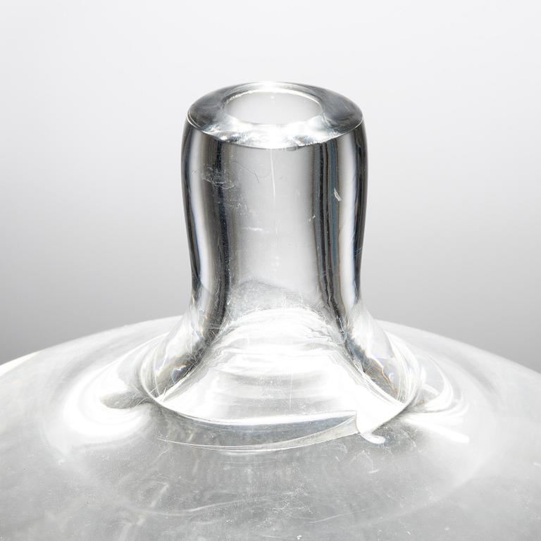 Ingeborg Lundin, a glass vase, "Äpplet", Orrefors Expo.