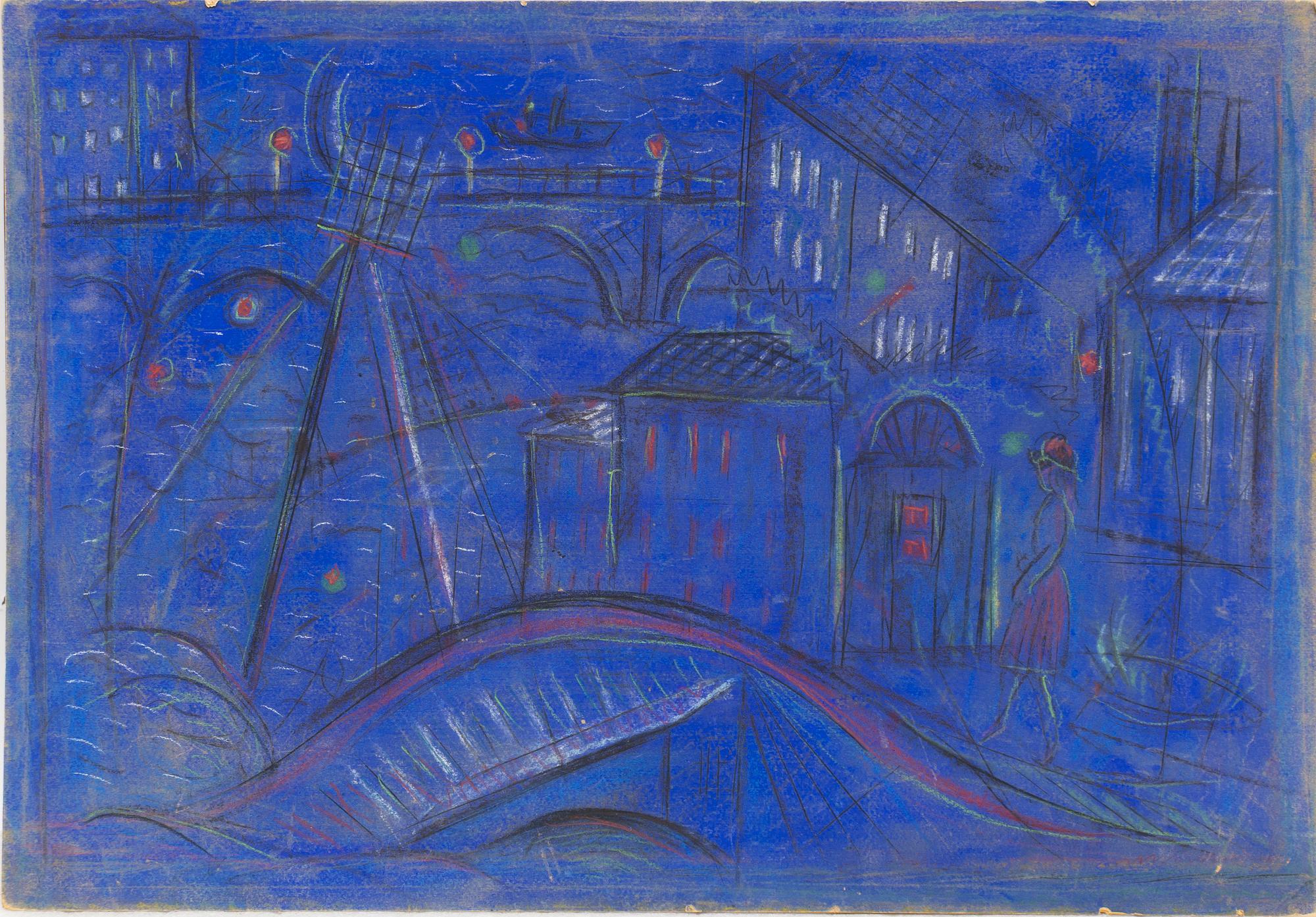 Edward Hald, Evening Stroller.