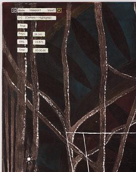 Veit Laurent Kurz, "Untitled (Wald und Wiesen painting #9)".