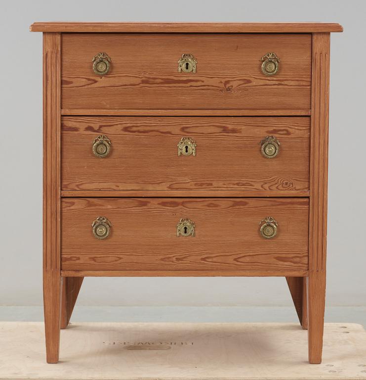 BYRÅ, sengustaviansk stil, omkring 1900.