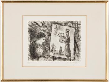 Marc Chagall · MARC CHAGALL, etsning, signerad och numrerad 28/35.