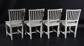 STOLAR, 4 st, sk. "Leksandmodell". 1900-tal.