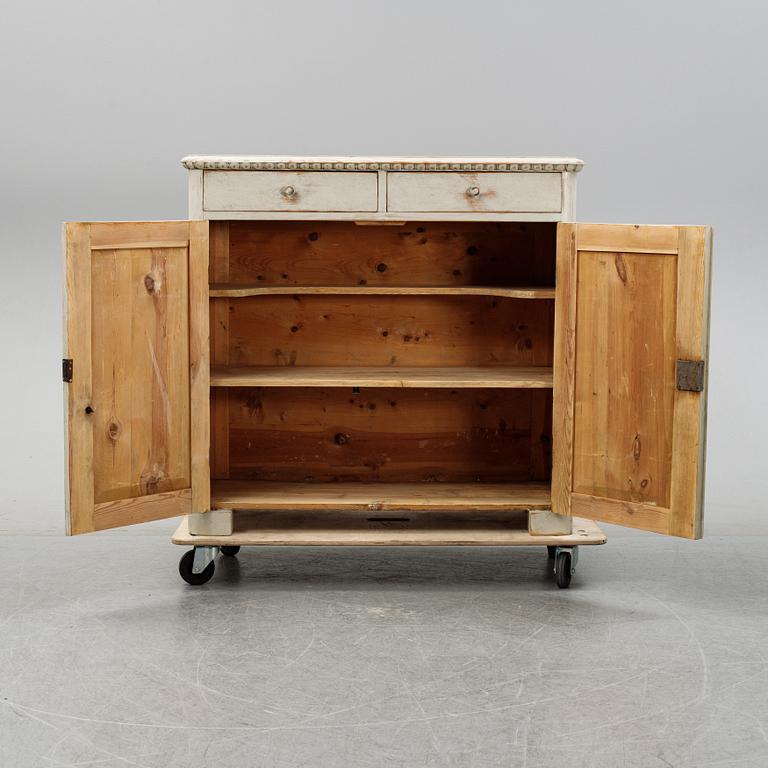 A painted pine sideboard, second half of the 19th Century.