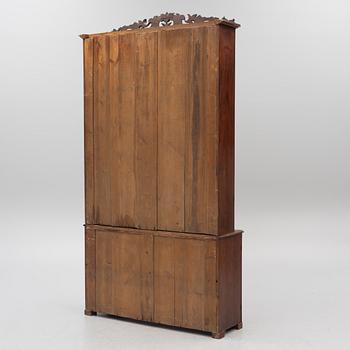Empire, A late Empire book cabinet, first half of the 19th century.