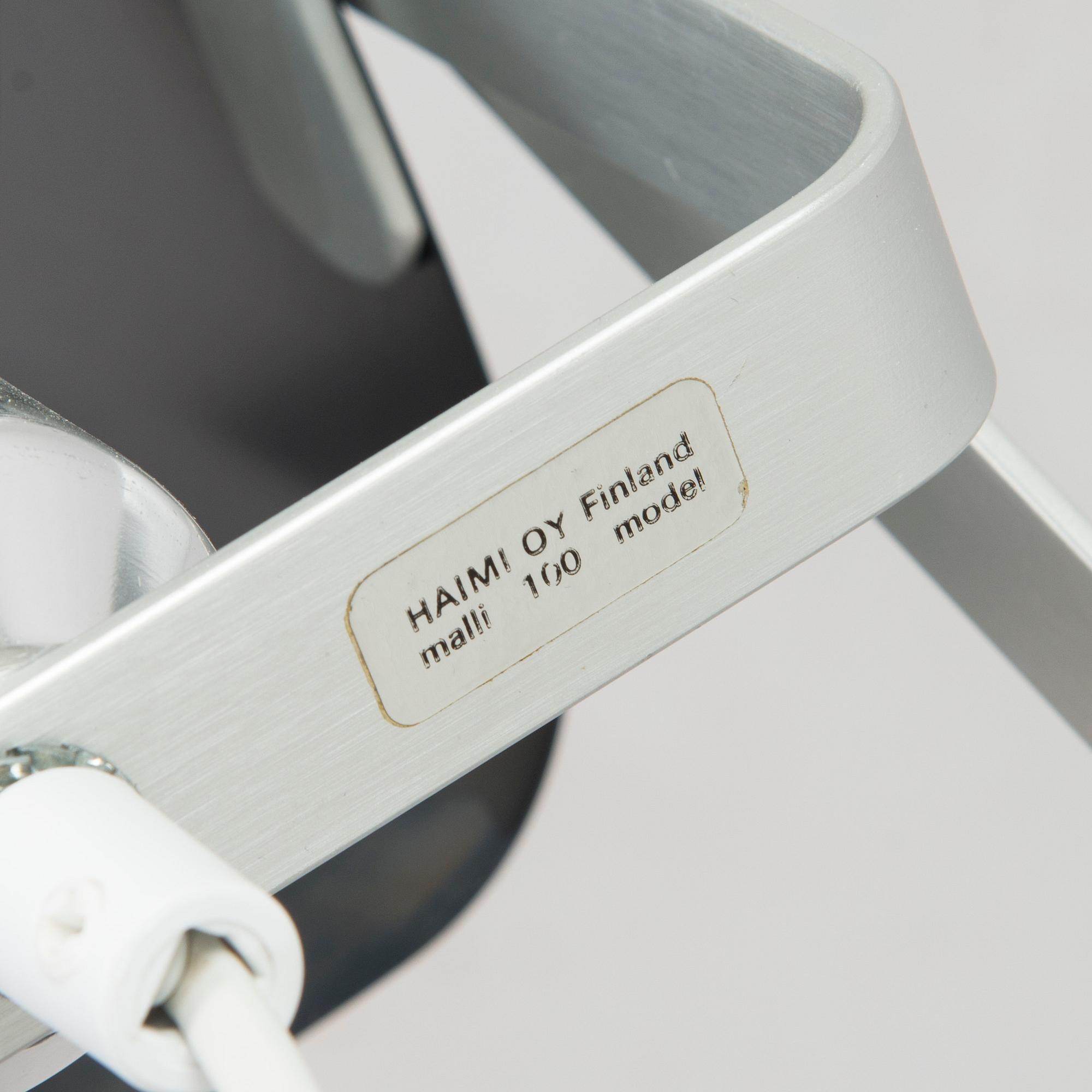 Yrjö Kukkapuro,  a 1960's table lamp '100' for Haimi.