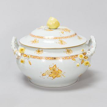 Herend, matservis, 121 delar, Apponyi Yellow / Chinese Bouquet, porslin, Ungern.