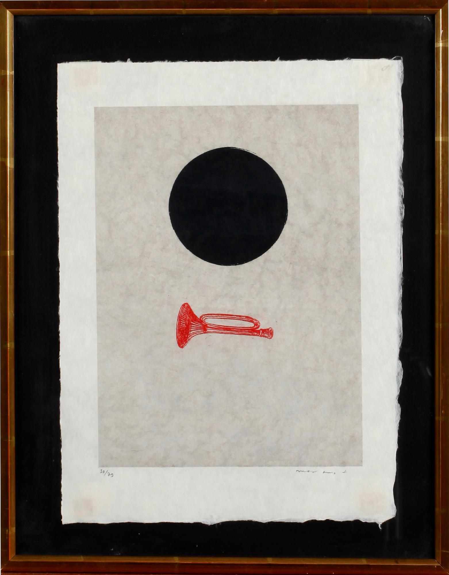 MAX ERNST, färglitografi på japanpapper. Sign o numr 30/79.