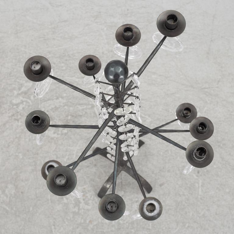 Erik Höglund, golvkandelaber, Boda Smide, 1960-70-tal.