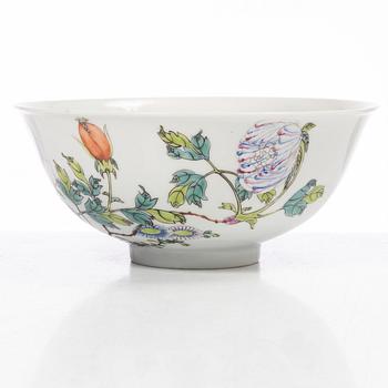 Skål med Guangxus märke, porslin, Kina, 1900-talets första hälft.