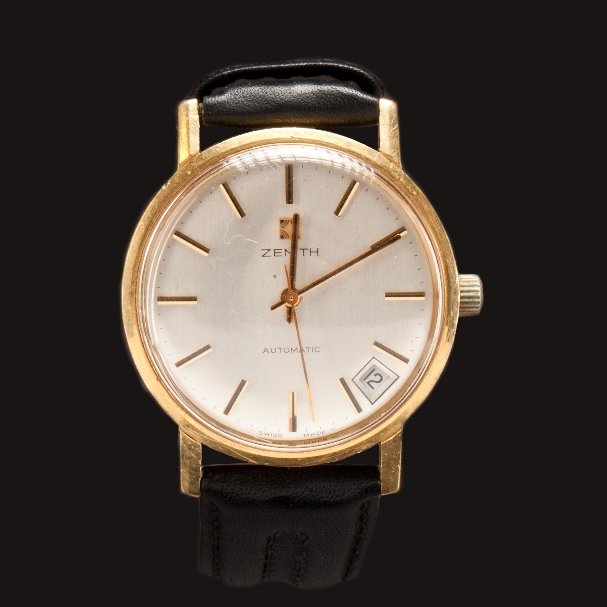 HERRARMBANDSUR, 18k guld, Zenith.