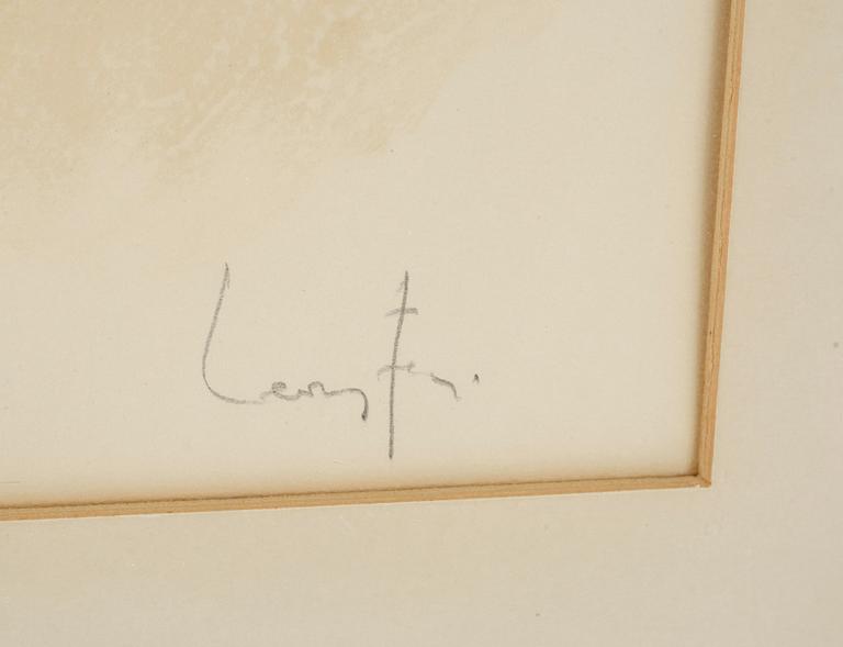 LEONOR FINI, färglitografi, signerad och numrerad HC X/XX.