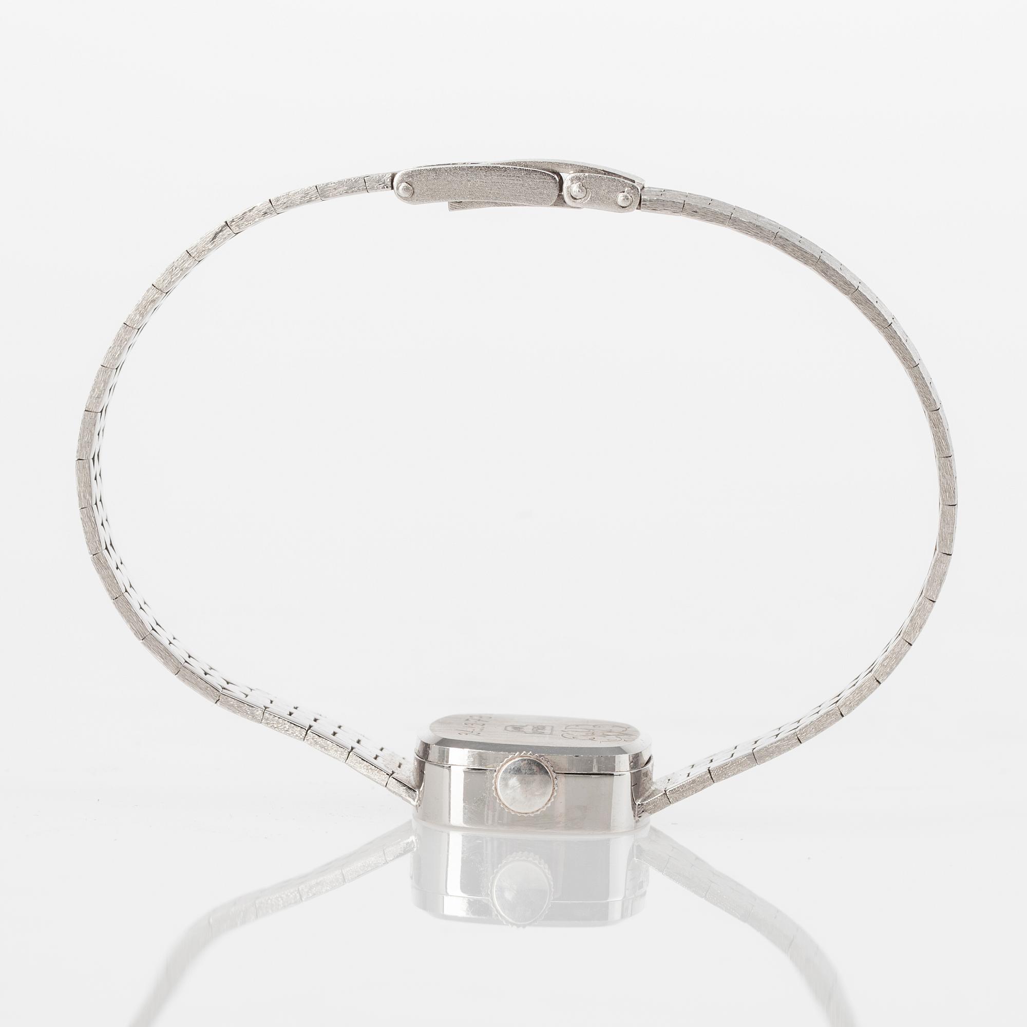 ARMBANDSUR, dam, Leijona, 14K vitguld. Vikt tot. 25 g.