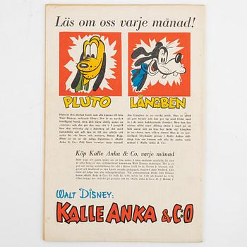 Serietidningar, "Kalle Anka & Co", 3 st, nr 2,3,4, 1948.