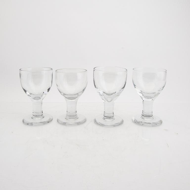 A set of 10 pcs 'Ruben' beer/wineglasses by Signe Persson-Melin.