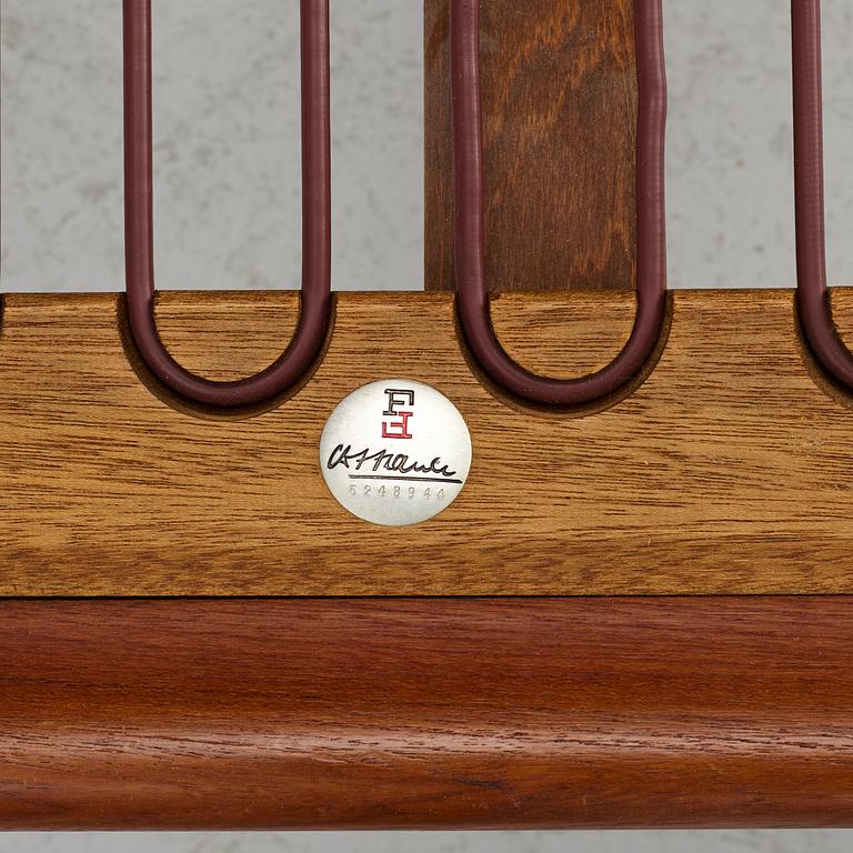 Peter Hvidt & Orla Mølgaard Nielsen, two 'Minerva' sofas and a coffee table, France & Son, Denmark, 1960's.