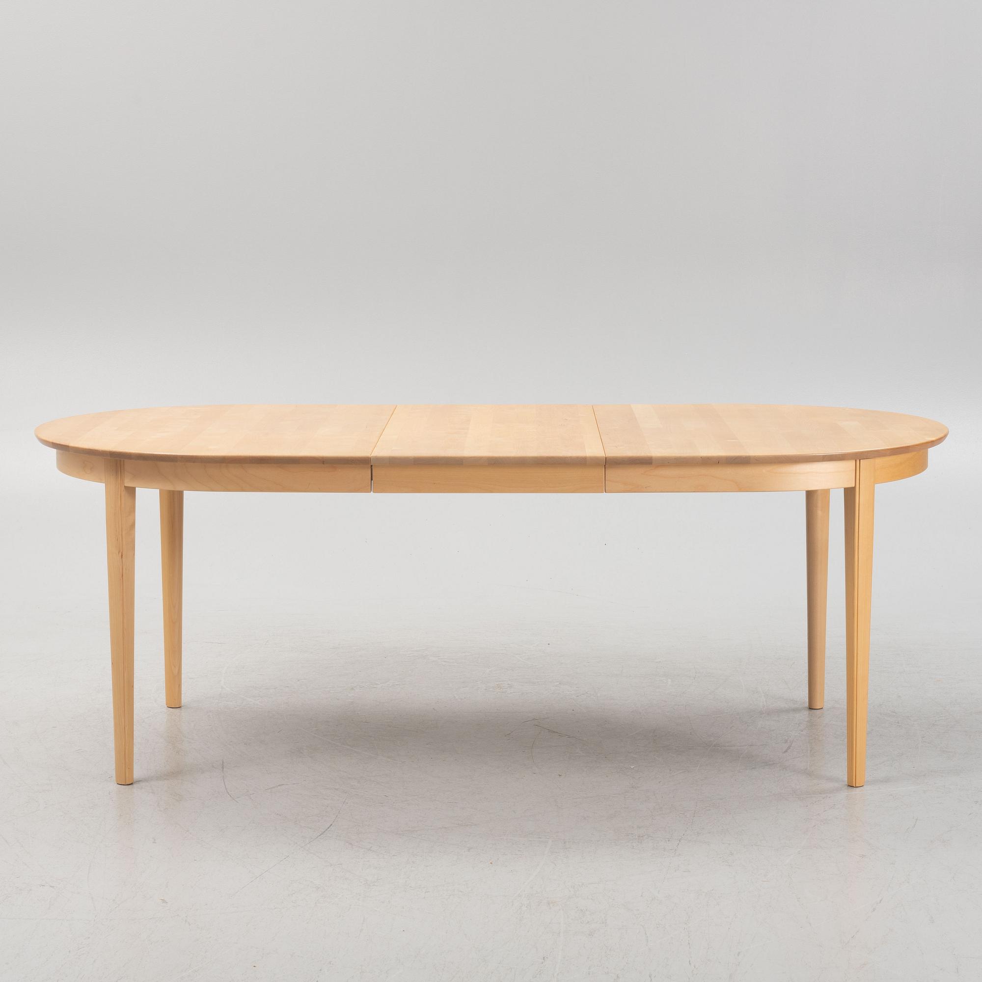 Carl Malmsten, matbord, "Vardags", Stolab, daterad 2006.