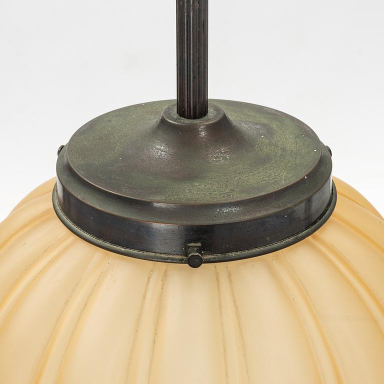 A Swedish Grace ceiling lamp, 1920's.