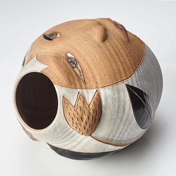 Eva Bengtsson, a stoneware vase, Studio Eva Bengtsson, Frillesås, Sweden.