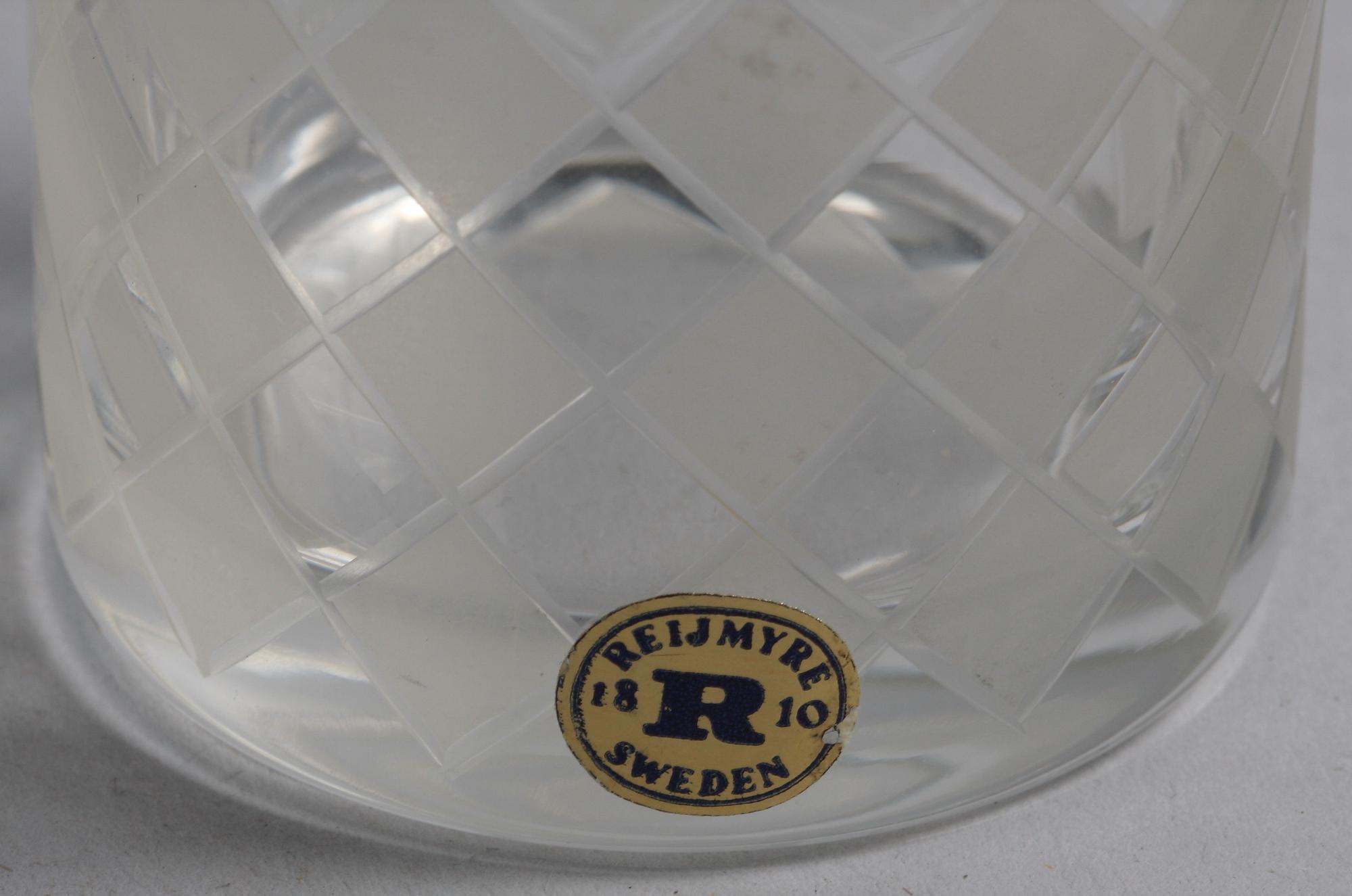GLASSERVISDELAR, 16 st. Reijmyre.