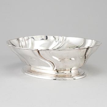 SKÅL/JARDINIÈRE, oval, silver, Köpenhamn 1920.