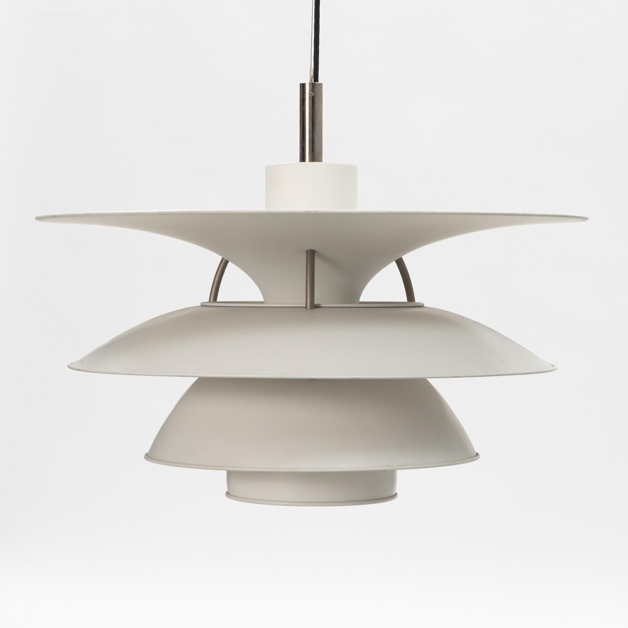 Poul Henningsen, a 'Charlottenborg PH 6 ½-6' ceiling lamp, Louis Poulsen, Denmark.
