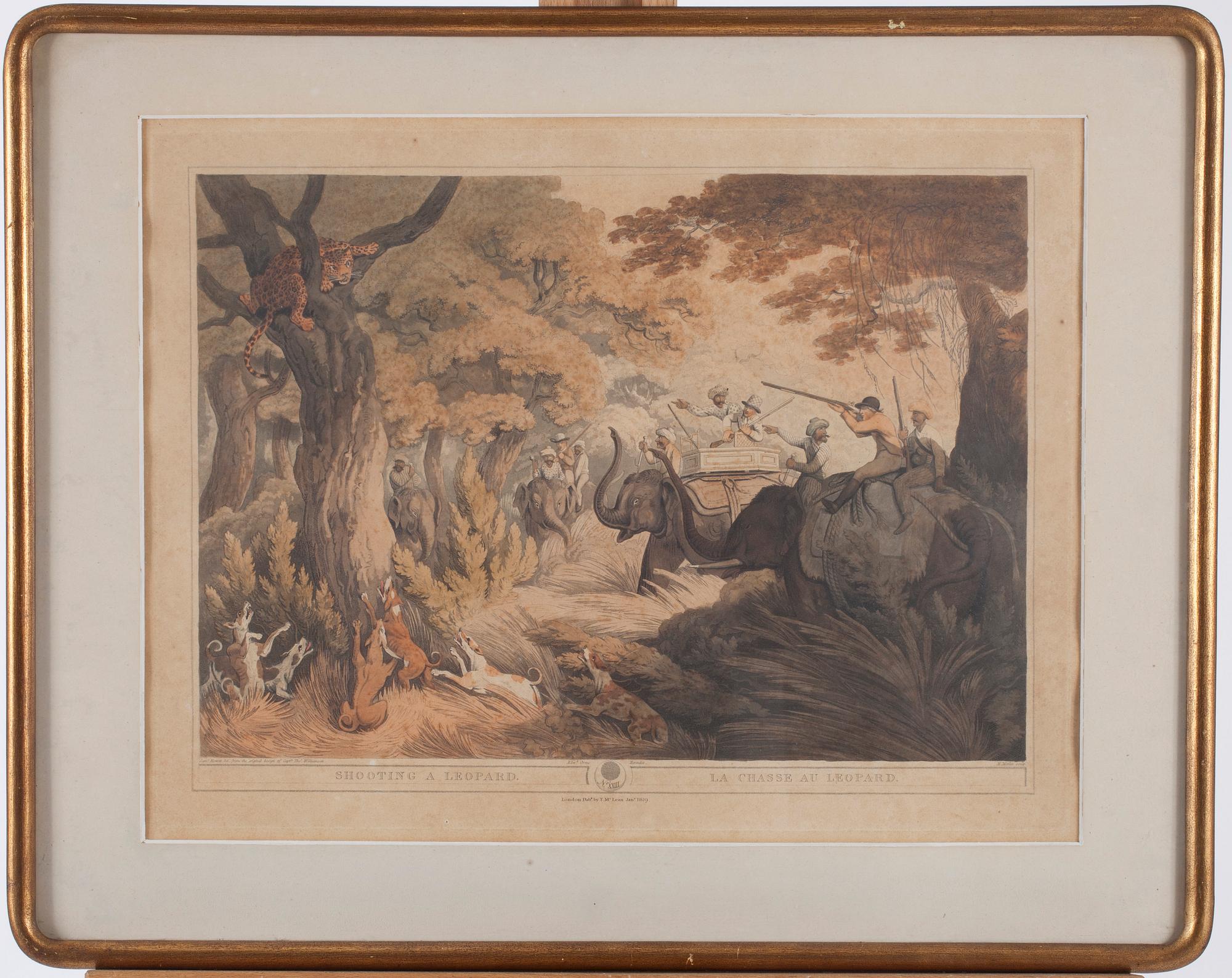 FÄRGLITOGRAFI, efter Capt. Tho'. Wiliamson, London. Pub. by T.Mc Lean Jan. 1819.