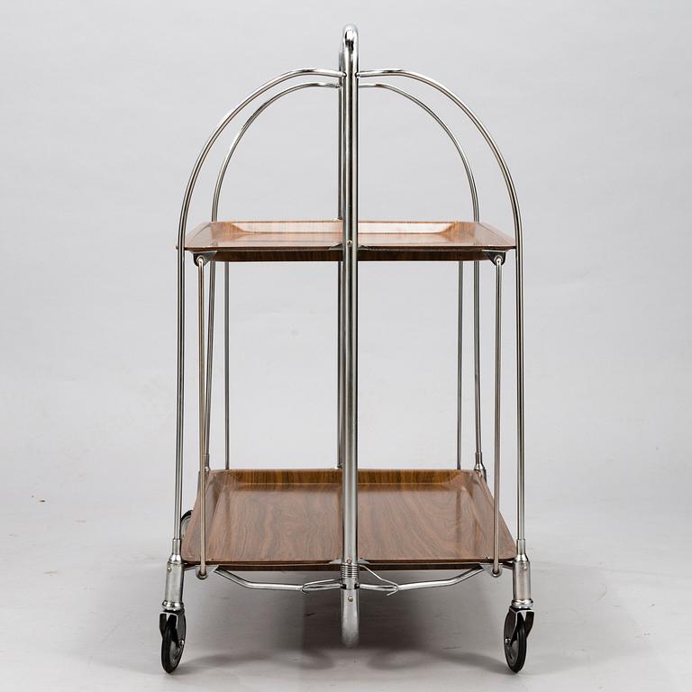 A mid 20th century tea trolley.