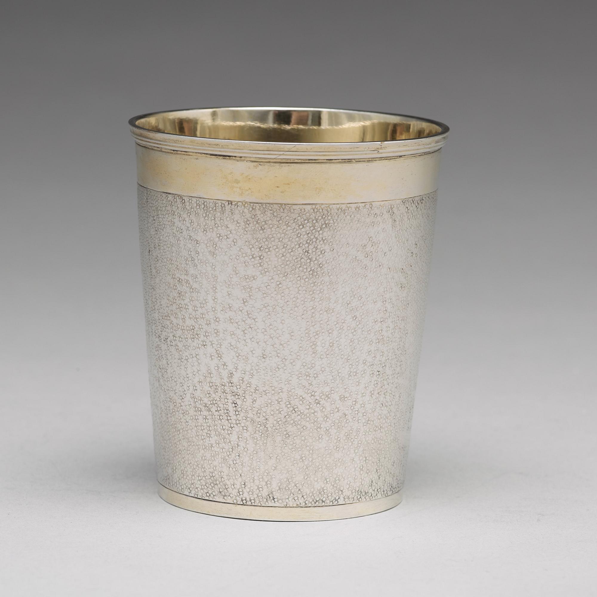 Philipp Stenglin, bägare, silver, Augsburg 1735-1736.