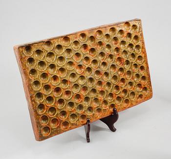CHOKLADFORMAR, 3 st, lergods, 1900-talets början.