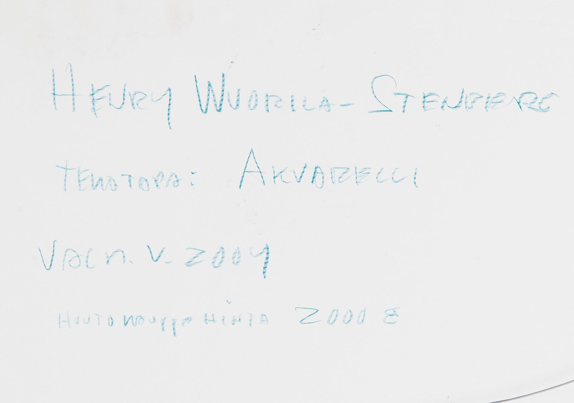 Henry Wuorila-Stenberg, "Kaupungin laidalla" (At the Edge of the City).