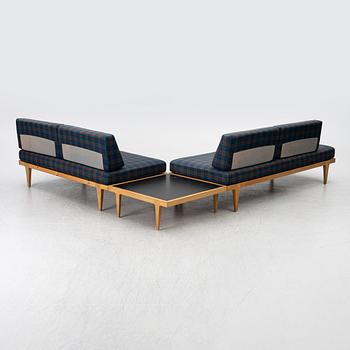 Erik Wörtz, corner sofa/daybed and table, IKEA, 1960s.