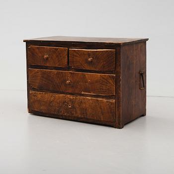 MINIATYRBYRÅ, allmoge, 1800-talets andra hälft.