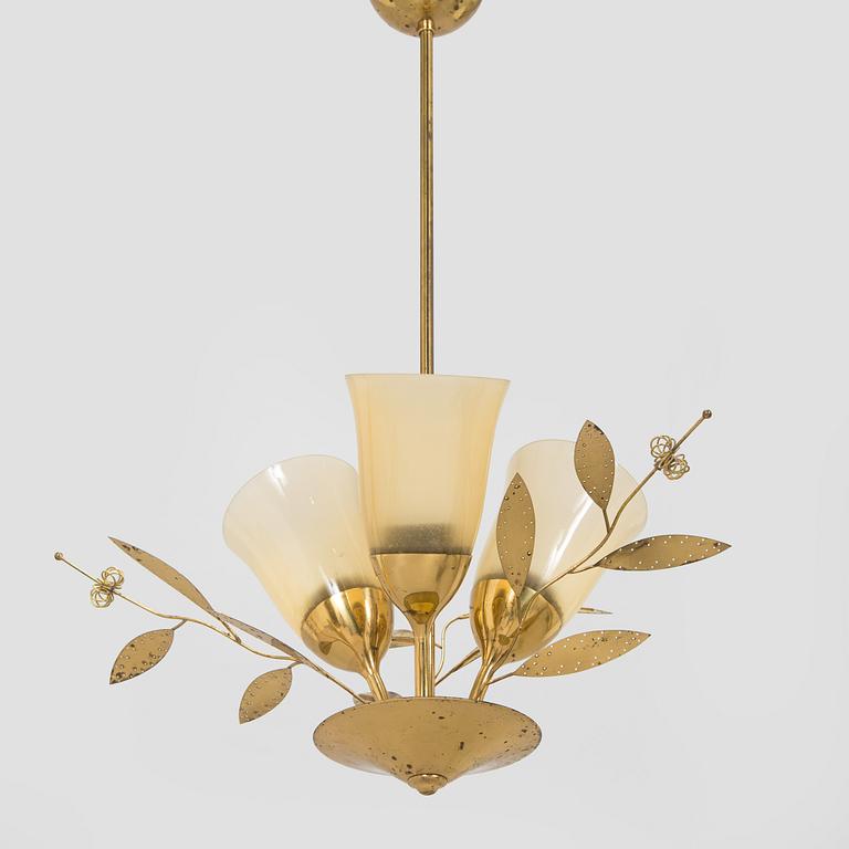 A mid-20th century ceiling light for Itsu, Finland.