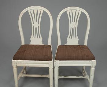 STOLAR, ett par, sengustavianska, 1800-talets början.