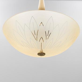 A ceiling lamp, Swedish Modern, 1940s.