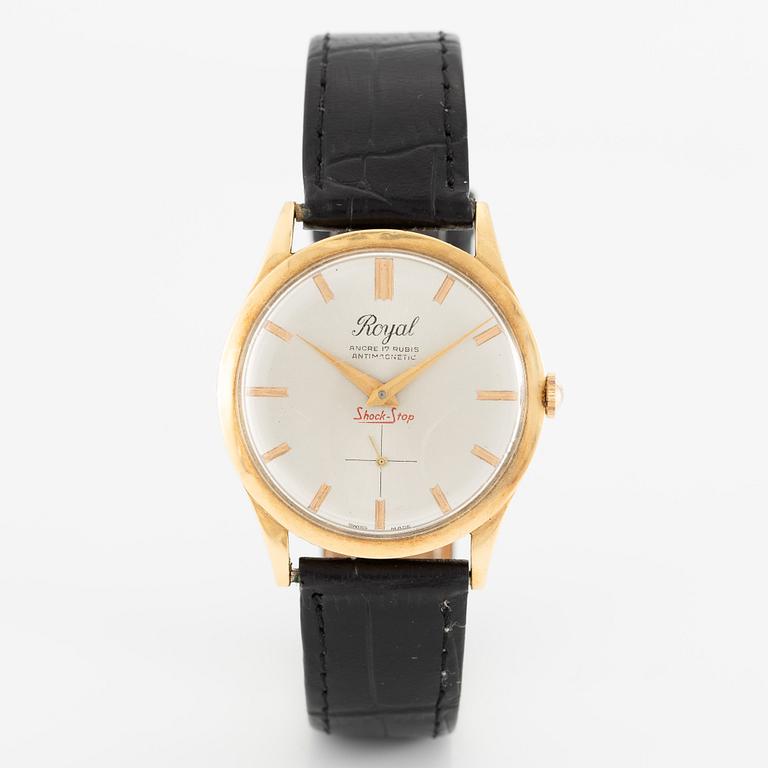 Royal, wristwatch, 35 mm.